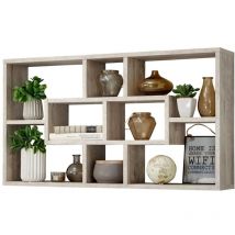 Liberty F6 Libreria a Muro, 85x16x47.5 h cm, Rovere Chiaro, Nobilitato, sand oak, legno - FMD