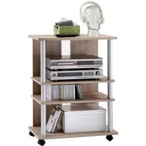 Möbel 205-007 Mobile Tv, Legno Nobilitato, Pannelli Di Melammina, Rovere, 65 X 85 X 40 Cm - Fmd
