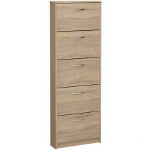 Mobile porta scarpe 5 ante Step - L58,5 x H168,5 cm