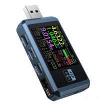 Lifcausal - FNB48P Testeur d'affichage à 6 chiffres Voltmètre multifonctionnel Ampèremètre usb type-c Dispositif de charge Détection de fil