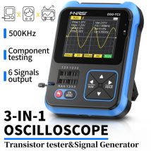 Insma - fnirsi DSO-TC3 Osciloscopio digital Transistor Tester Función Generador de señal 3 en 1 Probador de componentes electrónicos estándar