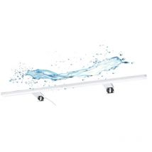 Focco - Ester led espejo 80x2,9 cm 5700 k blanco, 10 w, IP44, cromo (ESTHER800NEW)