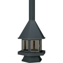 Focgrup - Chimenea de leña central CH55PCI 16kW