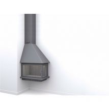 Focgrup - Chimenea de rincón suspendida CH57 R11-PC 12kW