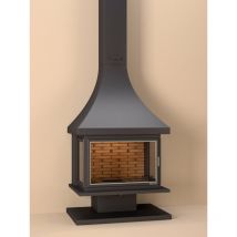 Chimenea frontal CH72 16kW 3 caras - Focgrup