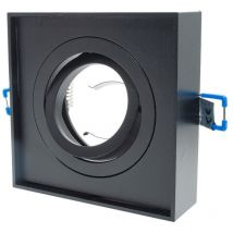 Trade Shop - External Incasso 85mm Lampade Led Lampade Gu10 Gu5.3 - Negro