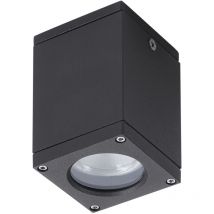 Dopo - Adosado cub Square IP54 GU10 4.50W Antracita