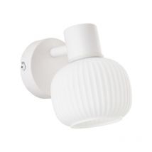 Brilliant - Foco de baño, natural, cristal blanco E14 máx. 20 w Laguna