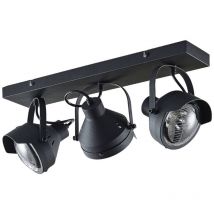 Lindby Foco 'Henega' en Negro de Metal