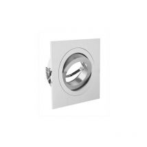 Foco de techo orientable MORENA - empotrable - aluminio - NEGRO - 9 x 9 cm GTV Lighting