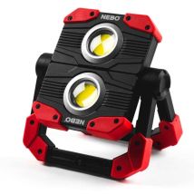 Qfplus - Omni 2K - Lampe de Travail Rechargeable - 2000 Lumens - Éclairage cob - Fonction Danger Rouge