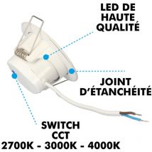 Foco empotrable ATLAS 5W 600lm - Temperatura Variable - Fijo Arlux Lighting