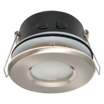 Led Line - Spot Baño integrado Nickel Satin Round GU5.3 MR16 IP44 w 245442
