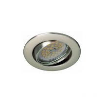 Empotrable redondo "Zar" GU5.3 IP20 Ø8,5cm fabricado en aluminio color níquel
