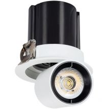 Efectoled - Foco Downlight led 12W Circular Extraíble lifud Corte ø 75 mm 6000K Blanco Frío