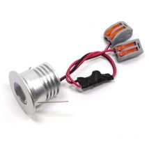 Leclubled - Spot led incastable compacto 4W DC12V equivalente 30W - Blanco caliente 3000K 1