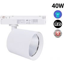 Fumagalli - Proyector led Para Carril Monofásico 40W - Moda y Retail - Blanco Neutro - Blanco