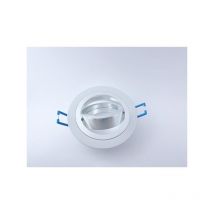 Foco led orientab redond GU10 bco-cromado