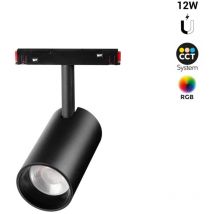 Mi Light - Foco led Para Carril Magnético rgb + cct - 48V - 12W