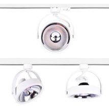 Alpinaluz - Foco proyector led para carril trifásico, compatible con bombilla AR111 GU10