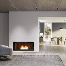 Edilkamin - Focolare a Legna Windo kw:: 19 - Colore: Nero