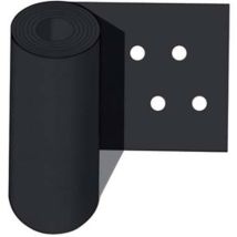 Eiffel - Foglia Polietilene Nera Foro Doppio Mm 0,06 Passo Cm 20x25 L.mt 1000 Ca H.cm 120