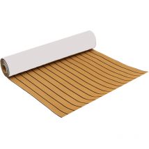 Kingso - Foglio adesivo in teak, 90 x 230 cm, in eva, 6 mm, per ponte di barche, yacht Hasaki