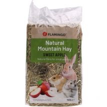 Foin de montagne aux Pommes 500 gr pour rongeurs Flamingo