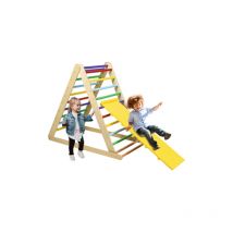 Casart - Foldable Triangle Climber Step Training Ladder Pikler Toddler w/ Ramp