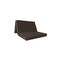 Visco Therapy - Folding Double Badenia z Bed For Adult and Children, Travel Bed Mattress With Protective Travel Cover - Chocolate