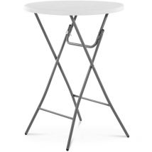 Folding Bar Table Bistro Table Folding Plastic Table High Table 80cm Tall 110cm