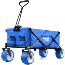 Folding Beach Trolley - Blue