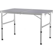 Folding Camping Table Portable Aluminium Frame Outdoor Picnic Heavy Duty Case