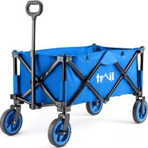 Trail Outdoor Leisure - Folding Camping Trolley Cart - Blue