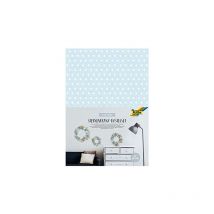Folia - 40129 kit de loisirs créatifs pour 3 couronnes de différentes tailles avec étoiles en papier pour décoration intemporelle