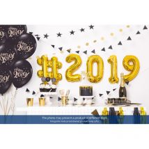 Folienballon Zahl „4“, 35cm, gold