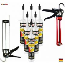Isolbau Folienkleber 290 ml – Dichtmasse für Dampfbremse und Dampfsperre – Hochwertiger Acrylatkleber – 8-10 m Reichweite
