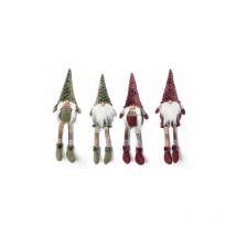 Folletto natalizio con gambe morbide, 15x9x57 cm