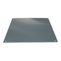 Devismes - Fond de hotte inox - Largeur : 900 mm - Hauteur : 750 mm - Fixation : a coller