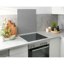 Crédence cuisine Wenko verre gris 60x70 cm protection murale crédence en verre trempé pare éclaboussure cuisine hygiénique et robuste facile à