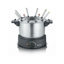 Severin - Fondue Electrique FO2473 - Caquelon inox amovible - 8 personnes