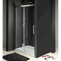 Gelco - fondura Porte douche 1300mm, verre clair