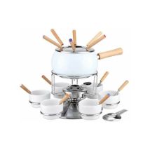 Fonduta Smaltata Bianca Lucida Set pz.23 EVA