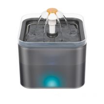 Fontaine à eau automatique à led 2L pour chats et animaux domestiques