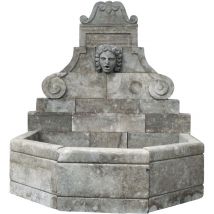Fontaine au mur en pierre L156xPR130xH170 cm
