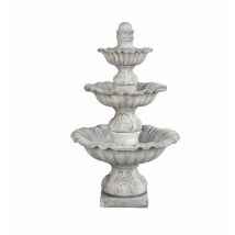 Fontaine centrale classique en pierre reconstituée sena 80x128cm.