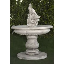 Fontaine centrale classique en pierre reconstituée Cadiz 110x156cm.