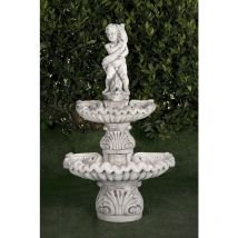 Fontaine centrale classique en pierre reconstituée Segura 73x50x130cm.