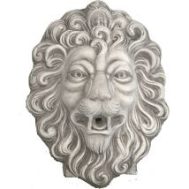 Anaparra - Fontaine classique en pierre reconstituée Lion de Perse 35x16x52cm.