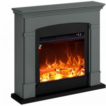 Cheminée Électrique Monica Anthracite Cm 95,2x107,2x24,5 Fuego Fuego Monica Antracita